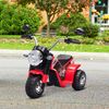 Moto Eléctrica Infantil 6v Para Niños De 18-36 Meses Rojo Homcom