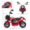 Moto Eléctrica Infantil 6v Para Niños De 18-36 Meses Rojo Homcom