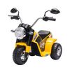 Moto Eléctrica Infantil 6v Para Niños De 18-36 Meses Amarillo Homcom