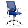 Silla De Oficina De Espuma Metal Malla Vinsetto 62,5x55x104 Cm-azul