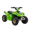 Quad Eléctrico Para Niños Con Batería 6v Verde Homcom