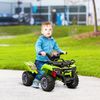 Quad Eléctrico 6v Para Niños De +18m Velocidad De 2 Km/h Verde Homcom