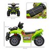 Quad Eléctrico 6v Para Niños De +18m Velocidad De 2 Km/h Verde Homcom