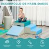 Juego De 4 Bloques De Espuma Para Niños De 1-3 Años Multicolor Homcom