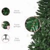 Árbol De Navidad Artificial De Acero Pvc Homcom Ø75x150 Cm-verde