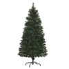 Árbol De Navidad Con 219 Agujas De Acero Pvc Homcom Ø75x150 Cm-verde