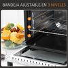 Horno Sobremesa Eléctrico 16l 1400w Con 3 Modos De Calor Homcom