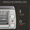 Horno Eléctrico Sobremesa 10 L 750w Con Temperatura Hasta 230 ℃homcom