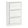 Estantería De 3 Niveles De Melamina Homcom 62,2x24x102,4 Cm-blanco