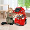 Motor De Tractor Para Niños De +3 Años Con 61 Piezas Rojo Homcom