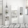 Armario Baño De Pared Con 2 Puertas De Mdf Kleankin 60x23x60cm-blanco