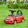 Coche Correpasillos Para Niños De 18-36 Meses Con Faros Rojo Homcom