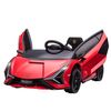 Coche Eléctrico Niños +3 Años 12v Con Mando A Distancia Rojo Homcom