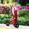 Bicicleta Sin Pedales Para Niños De +2 Años Ajustable Rojo Homcom