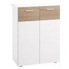 Armario De Suelo Para Baño De Melamina Kleankin 60x30x85 Cm-blanco