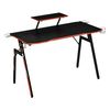 Mesa Gaming Ergonómica De Mdf Acero Homcom 120x60x94,5 Cm-negro