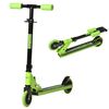 Patinete Para Niños Homcom Aluminio Metal Eva, 67,7x34x89,5cm, Verde