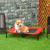 Cama Para Perros De Tela Oxford Metal 91,5x76,2x18 Cm-pawhut.rojo