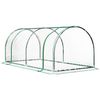 Invernadero Caseta De Pvc Acero 200x100x80 Cm-outsunny. Transparente