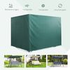 Funda Protectora Para Columpio De Pe 215x155x150 Cm-outsunny.verde