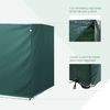 Funda Protectora Para Columpio De Pe 215x155x150 Cm-outsunny.verde