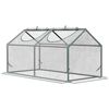 Invernadero De Terraza De Acero Pvc 120x60x60cm-outsunny.transparente