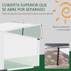 Invernadero De Panel Pc Aluminio 120x100x41 Cm-outsunny.transparente