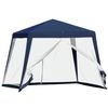 Carpa Jardín Con 4 Partes De Metal Poliéster 3x3x2,45m-outsunny.azul