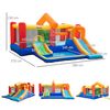 Castillo Hinchable Con 2 Toboganes 2 Camas Salto Multicolor Outsunny