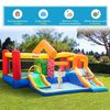 Castillo Hinchable Con 2 Toboganes 2 Camas Salto Multicolor Outsunny