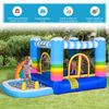 Castillo Hinchable Con Cama De Salto Y Piscina Multicolor Outsunny