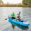 Kayak Hinchable 2 Personas De Pvc Acero 330x105x50 Cm-outsunny.azul