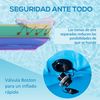 Kayak Hinchable 2 Personas De Pvc Acero 330x105x50 Cm-outsunny.azul