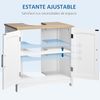Mueble Para Debajo Del Lavabo De Mdf Kleankin 60x30x60 Cm-blanco