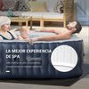 Spa Hinchable 4 Personas 930l De Pvc Abs 180x180x68cm-outsunny.azul