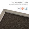 Cobertizo De Almacenamiento De Madera 87x46,5x96,5cm-outsunny. Gris