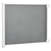 Barrera Seguridad De Acero Texteline 5,5-115x5,5x82,5cm-pawhut. Gris