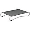 Cama Elevada Para Perros De Acero Texteline 110x65x20cm-pawhut. Gris