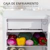 Mini Refrigerador 91l Con Estante Ajustable Y Congelador Homcom