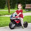 Moto Eléctrica Bmw Hp4 Para Niños +18 Meses 6v Con Música Rojo Homcom