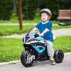 Moto Eléctrica Bmw Hp4 Para Niños +18 Meses 6v Con Música Azul Homcom