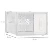 Armario Modular De Plástico Homcom 28x36x21 Cm-transparente