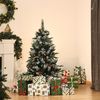 Árbol De Navidad Artificial De Acero Pvc Pe Homcom Ø60x120 Cm-verde