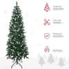 Árbol De Navidad Artificial De Plástico Acero Homcom Ø73x180 Cm Verde