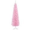 Árbol Navidad 390 Ramas De Metal Pvc Plástico Homcom Ø55x180cm-rosa