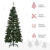 Árbol De Navidad Artificial De Pvc Acero Homcom Ø53x150 Cm-verde