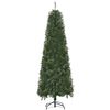 Árbol De Navidad Artificial De Pvc Acero Homcom Ø63x180 Cm-verde