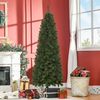 Árbol De Navidad Artificial De Pvc Acero Homcom Ø63x180 Cm-verde