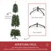 Árbol De Navidad Artificial De Pvc Acero Homcom Ø63x180 Cm-verde