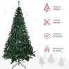 Árbol De Navidad Artificial De Pe Pvc Metal Homcom Ø93x210 Cm-verde